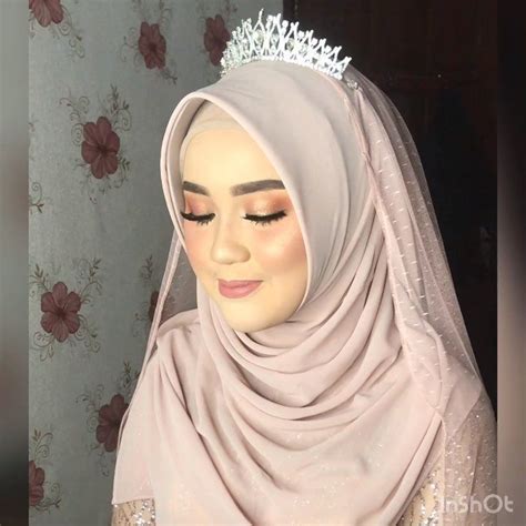makeup dan hijab syari bu deliafara 💕 pengantin berhijab gaya