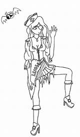 Lesbian Lineart Wench Akuma2636 Pirate Deviantart Downloads sketch template