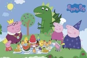 peppa pig poster print  amazoncouk kitchen home