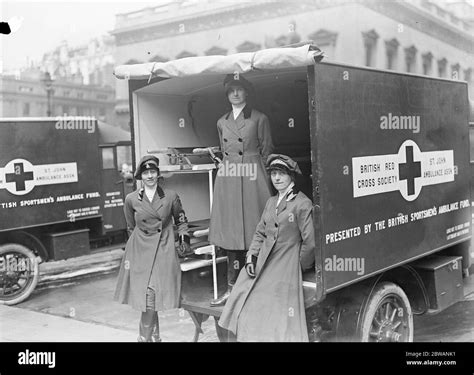red cross ambulance wwi  res stock photography  images alamy