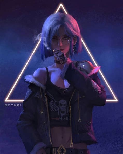 Cyberpunk Personagem In 2020 Cyberpunk Aesthetic Cyberpunk Girl