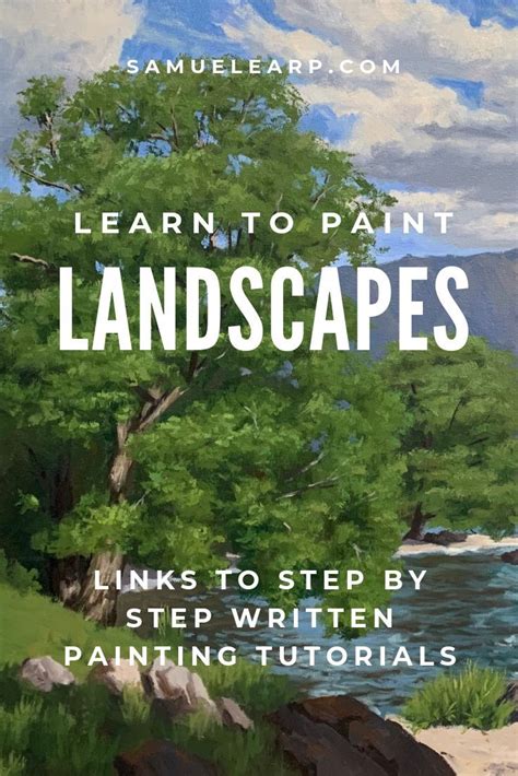 list  links  written painting tutorials including