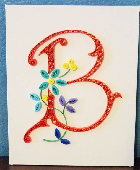letter  quilling  canvas quilled paper art quilling letters