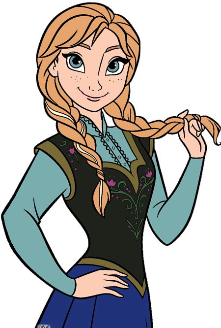 Disney Frozen Anna Clipart Personajes De Frozen Ana 270x622 Clip
