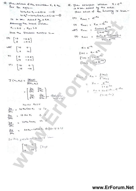 numerical method engineering math  gate exam