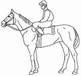 Horse Coloring Pages Racing Rider Derby Kentucky Barrel Drawing Race Color Print Cowboy Printable Online Getcolorings Sturdy Getdrawings Colorings Lovely sketch template