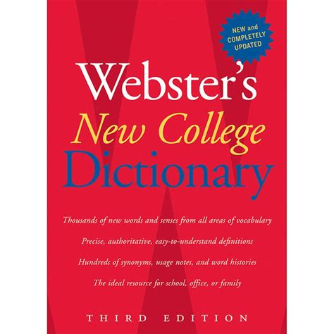 websters  college dictionary  edition ah
