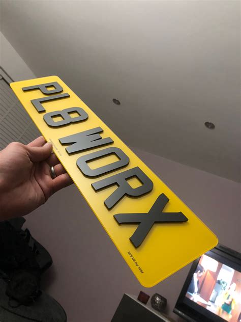pl worx custom number plates