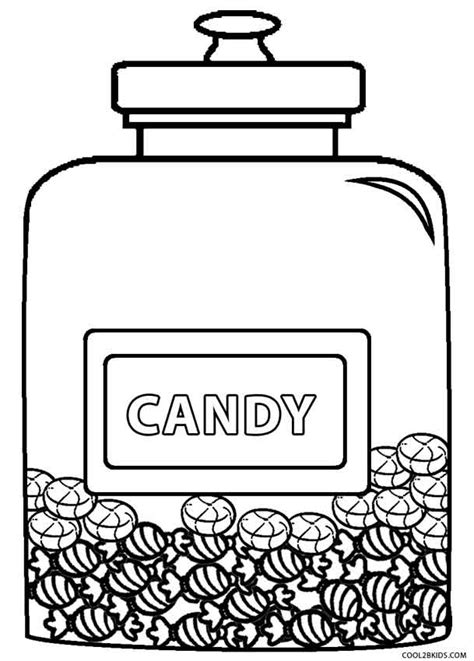 printable candy coloring pages  kids coolbkids