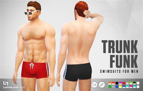 trunk funk swimsuit for males at lumialover sims sims 4 updates