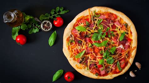 pizza fast food vegetables pizza fast food  wallpaper