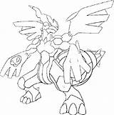 Zekrom Colouri Utilities Pokémon Morningkids sketch template
