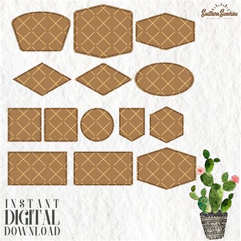 digital cut file svg leather patch bundle  hat patches etsy