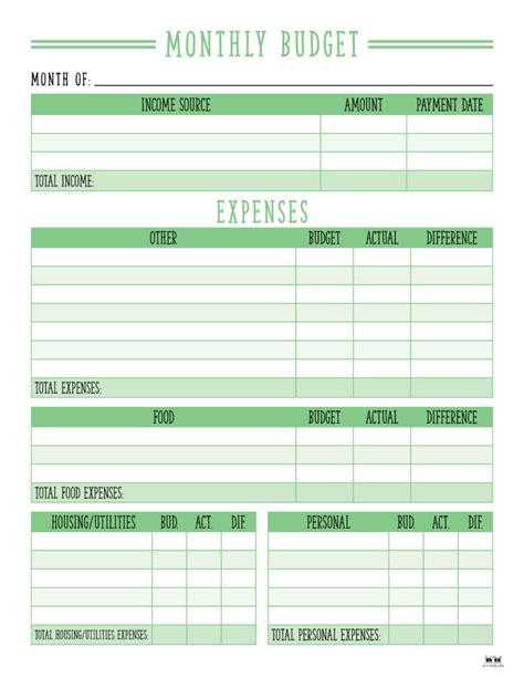 calendars planners paper monthly budget planner etnacompe