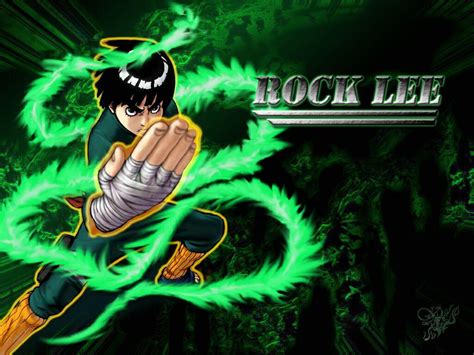 Naruto Characters Rock Lee
