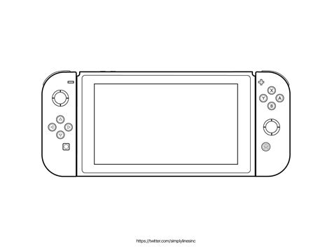 nintendo switch  simply lines  dribbble
