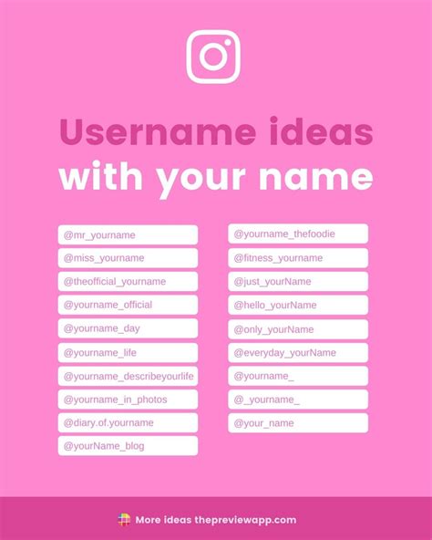 instagram username ideas   list  cool usernames