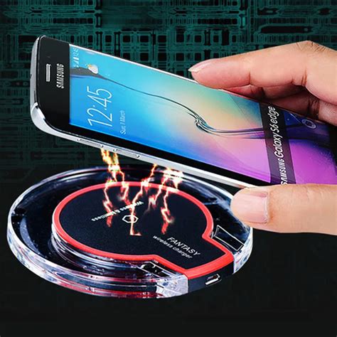 universal qi wireless charger charging pad mobile phone adapter dock station wirless charge cell