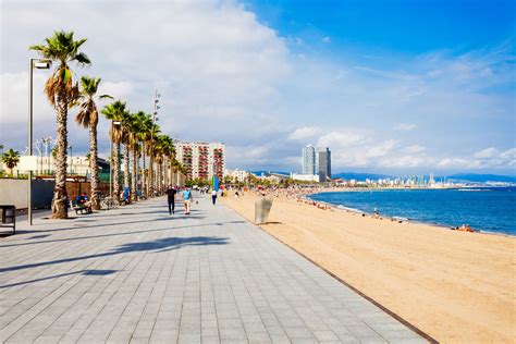 top beaches  barcelona spain