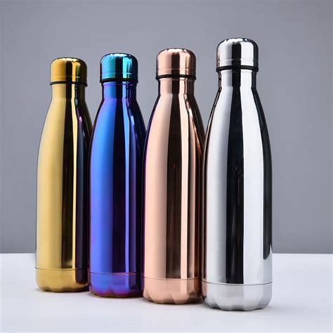 ml stainless steel wine bottle shape thermos bottle travel flask vacuum bottle  water