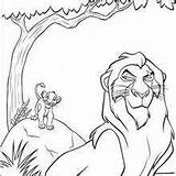 Scar Lion King Coloring Pages Mufasa Disney Zazu Simba Uncle Timon Designlooter Printable Color Drawings Terrified 220px 29kb Warns sketch template