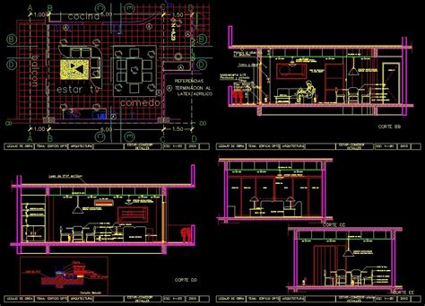 detail living room dwg section  autocad designs cad