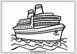Barco Dibujos Barcos Cruise Medios Cruceros Transporte Rincon Rincondibujos Entradas Navegación Clipground sketch template