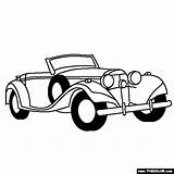 Mercedes Coloring Benz Convertible Drawing Template Pages 1935 540k Getdrawings sketch template