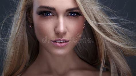 portrait of the beautiful woman stock image image of background