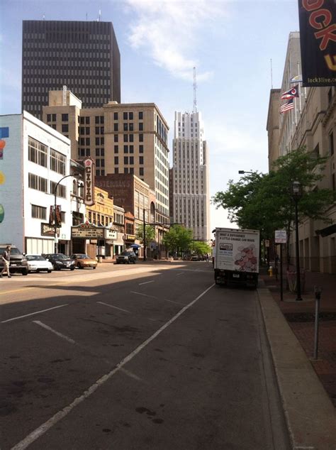 I Took This Photo Of S Main St Downtown Akron Looking North Near