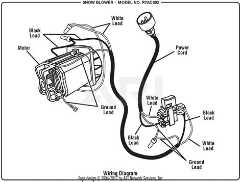 homelite ryac snow blower parts diagram  wiring diagram
