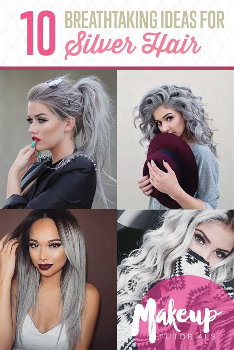 10 breathtaking silver hair colors for stylish women who