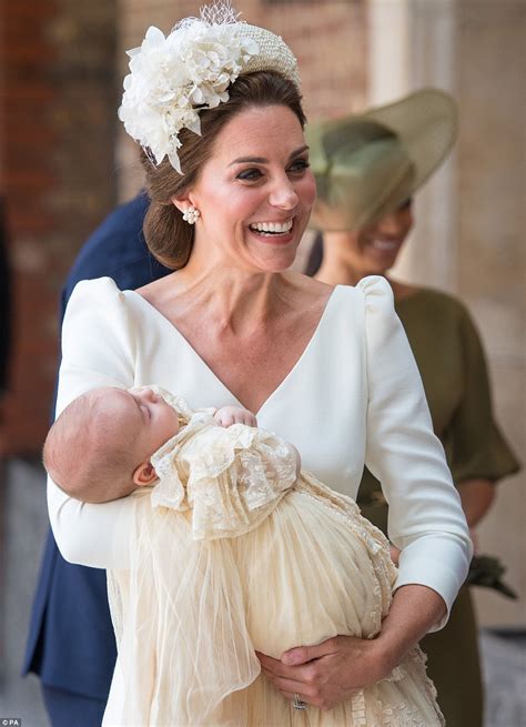 Prince Louis Christening Is Attended By William Kate George And