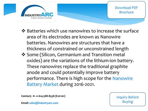 nanowire battery market increasing demand  silicon nanowire battery