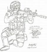 Navy Seal Team Coloring Drawing Pages Drawings Swat Color Deviantart Getcolorings Wallpaper Getdrawings Paintingvalley Print Deviant States United sketch template