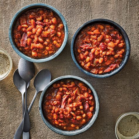 slow cooker cherry baked beans recipe eatingwell