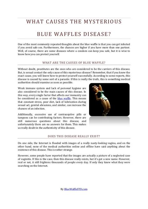 Blue Waffles Pictures What Is Causes Symptoms And Treatment