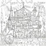 Colouring Palace Poster Princess Coloring Giant Posters Buckingham Pages Adult Really Printable Notonthehighstreet Adults Getcolorings Kids Doodle Colo Book Color sketch template