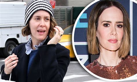 Sarah Paulson Steps Out In Nyc With No Makeup On Daily
