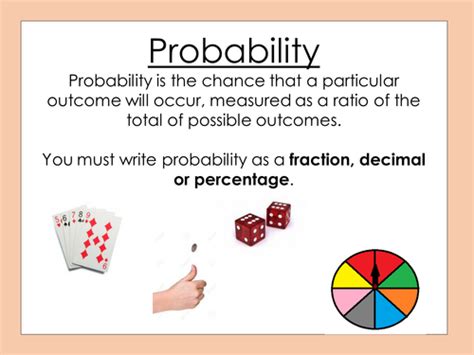 posters probability displays teaching resources