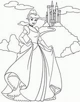 Cinderella 101coloring sketch template