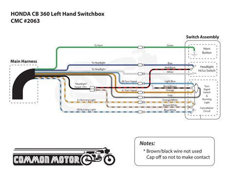 handlebar switch wiring diagram
