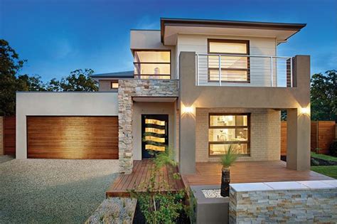 modern double storey house plans  south africa