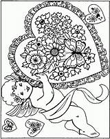 Coloring Pages Mothers Valentin St Books Colouring Print Valentines Cool Color sketch template