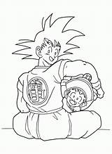 Gohan Colorir Colouring 90s Criança Vall sketch template