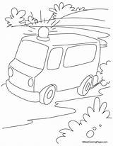 Coloring Ambulance Pages Road Running Signs Ems Emergency Van Traffic Popular Getcolorings Library Getdrawings Kids sketch template