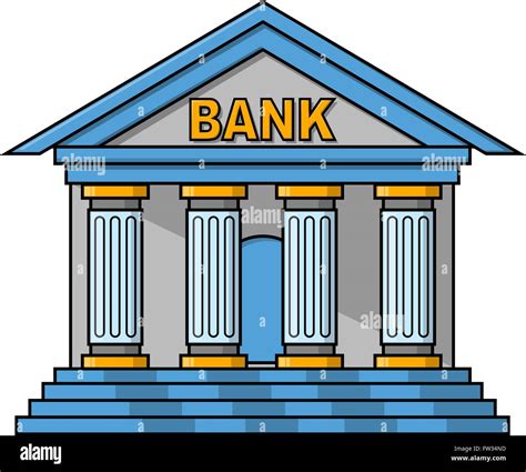 bank building illustration design stock vector image art alamy