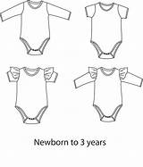 Baby Bodysuit Pattern Sewing Onesie Newborn Flutter Sleeve Pdf Sold Etsy Years Patterns Onesies sketch template