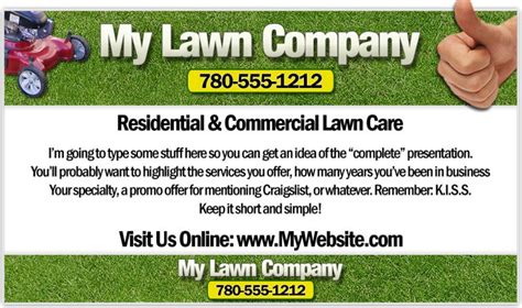 lawn care flyer templates word   collections