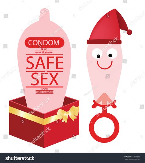 sex cartoon red t box condom stock vector 147611888 shutterstock